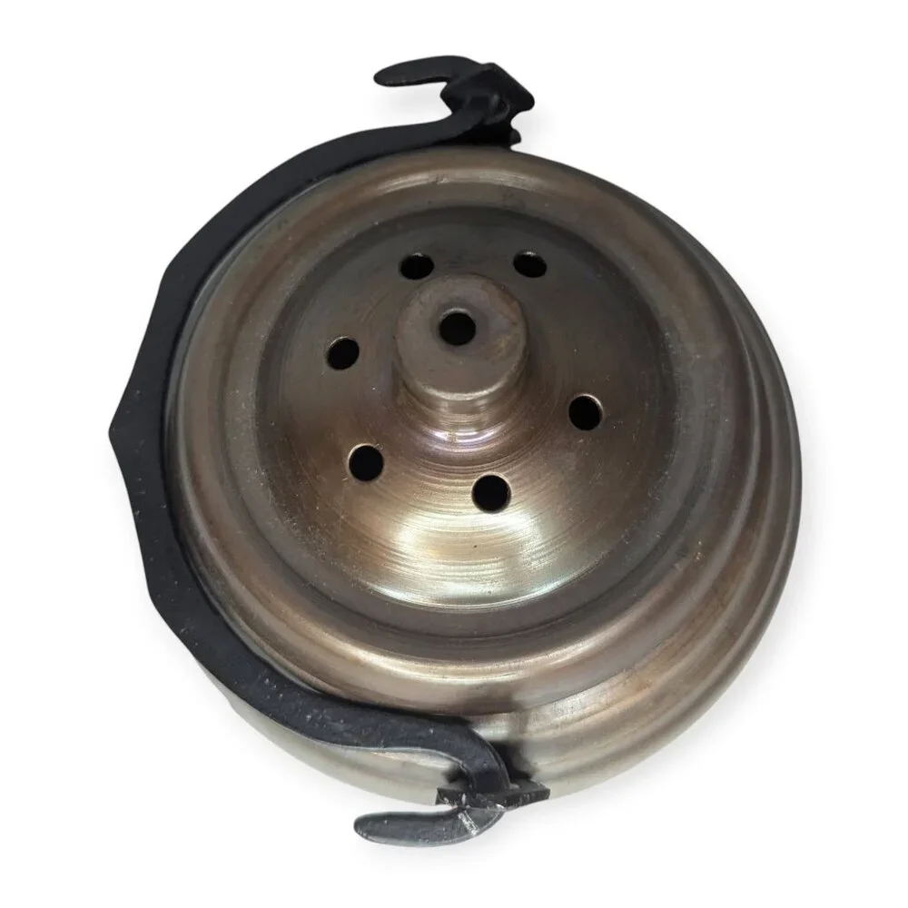 Smiling Metal Pumpkin Candle Holder Lantern w/Handle 8